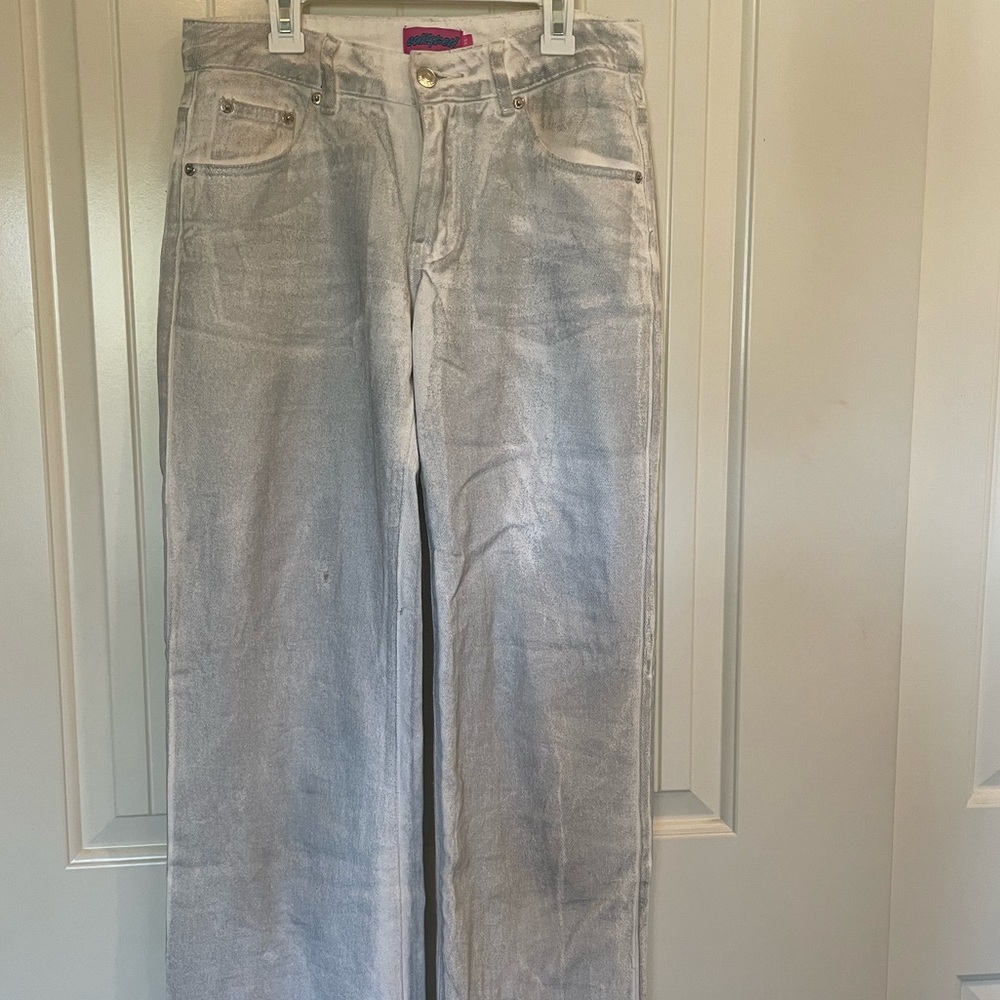 edikted metallic jeans